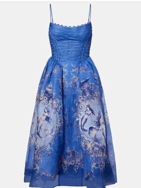 zimmermann illustration asymmetric ruched stretch-mesh midi dress Zimmermann | Dresses | Zimmermann Illustration Asymmetric Ruched  Stretchmesh Midi Dress